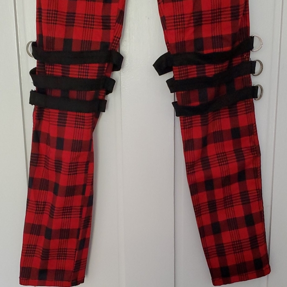 TRIPP NYC PANTS 7 5 9 royal Bones very RARE bOnDaGe - Picture 9 of 16